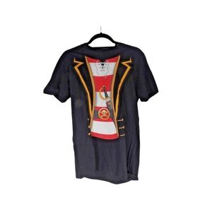 Shop 4 Ever Mens Black Crew Neck Short Sleeve Graphic T Shirt Size Medium
